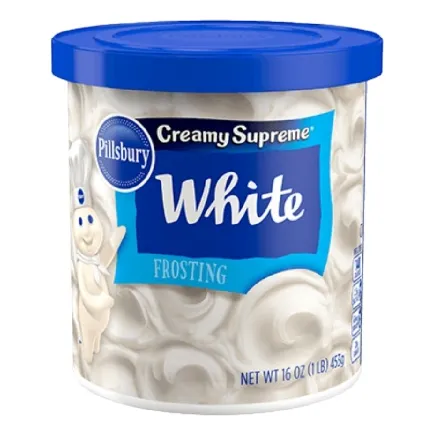 Frosting Crema Real Pillsbury White Free Gluten Importado