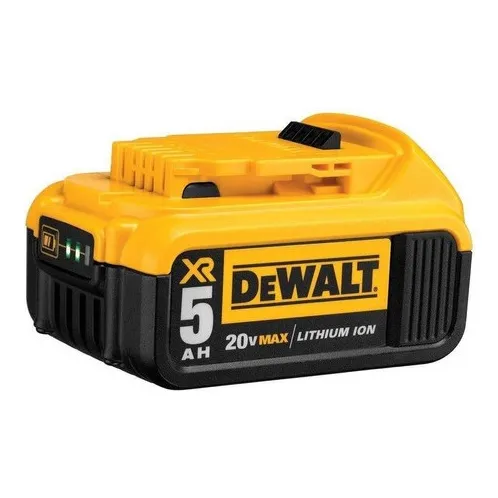 Bateria DeWalt DCB205 20v Max Ion De Litio, 5.0ah, Color Negro/Amarillo