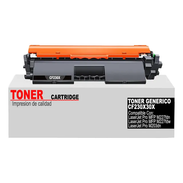 Tóner Genérico Cf230x 30x Para Laserjet Pro Mfp M227fdw/m203