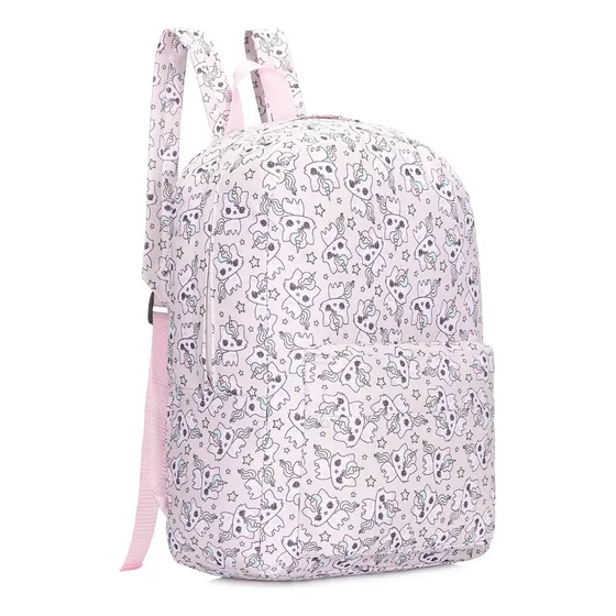 Mochila Nena Jardín Escolar Forest Acolchada Liviana Urbana