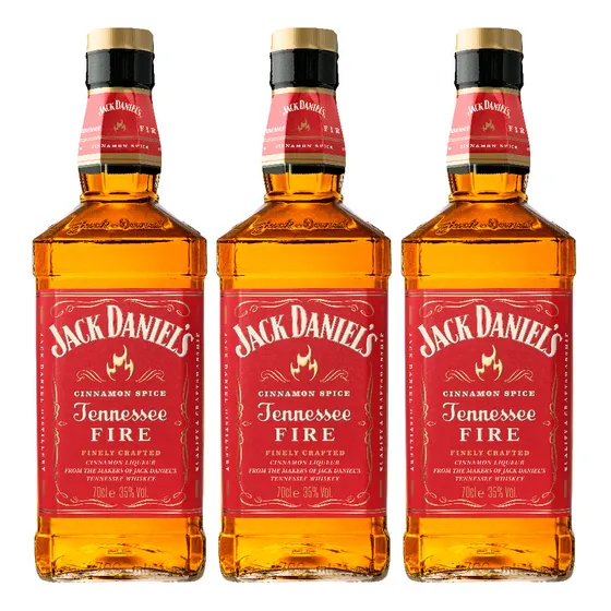 Jack Daniels Fire 700ml X 3 Unidades
