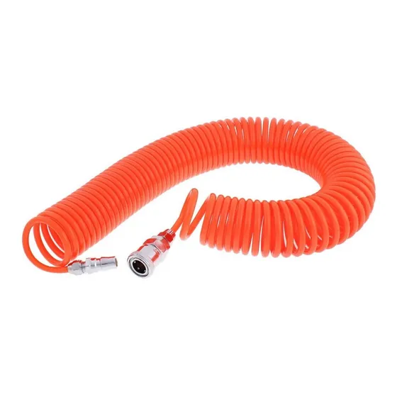 Qtqgoitem 12 Metro Largo 6 Mm X 4 Manguera Aire Espiral Ad1