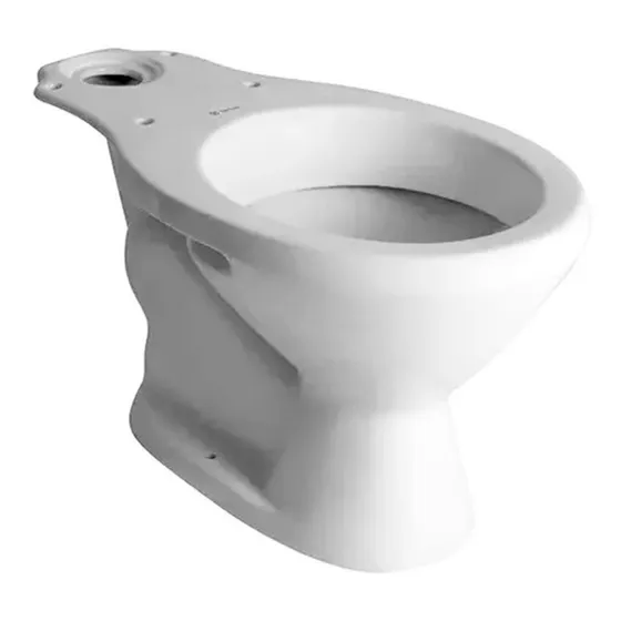 Inodoro De Pie Largo Mayo Ferrum Blanco