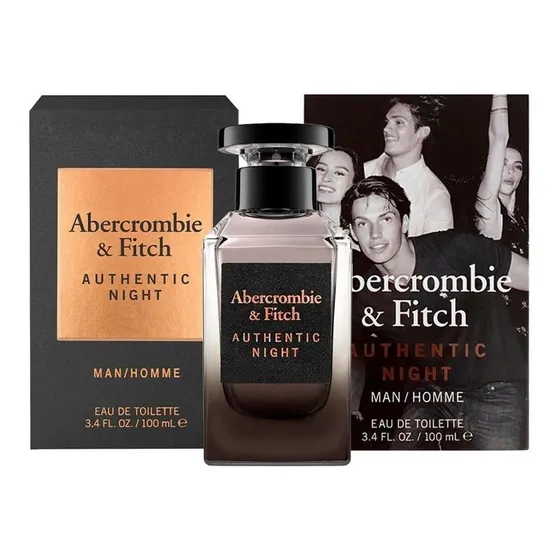 Perfume Authentic Night Man Abercrombie & Fitch 100ml Edt Volumen De La Unidad 100 Ml