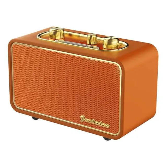 Altavoz Bluetooth Retro De Madera Vintage Altavoz