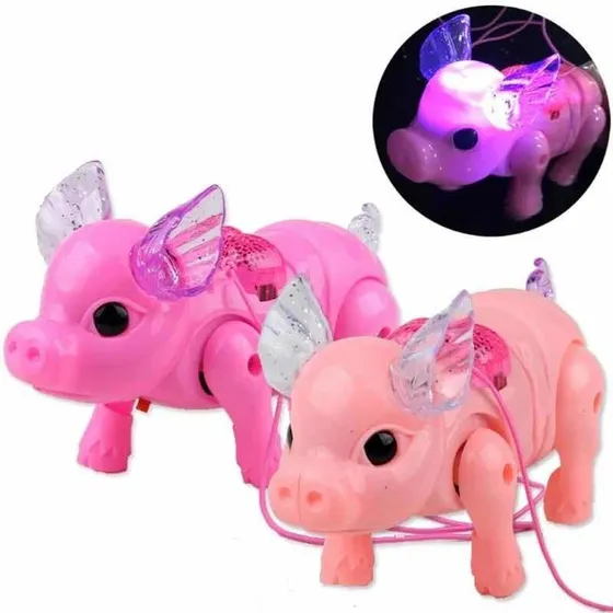Cerdito Robot Que Camina De Juguete Con Música Para Niños