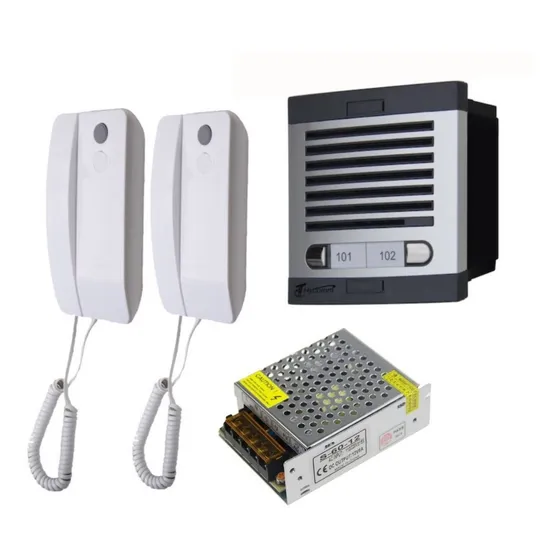 Kit Completo De Citofonia / Hycomm / Para Dos (2) Usuarios