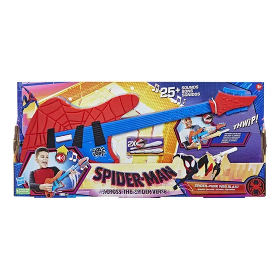Guitarra Marvel Spider-punk Hasbro Coleccionable