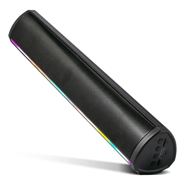 Caixa De Som Soundbar Bluetooth Potente Pc Tv Celular Led