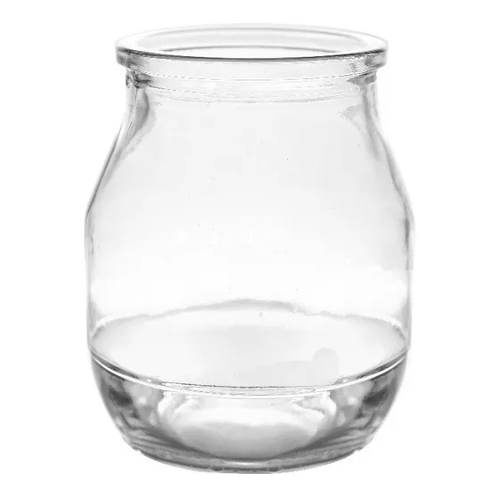 Frasco De Vidrio Yogurt 200 Cc Sin Tapa 120 Unidades