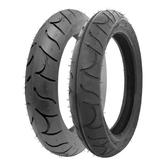 Pneu Maggion 100/80-17+140/70-17 Sem Camara