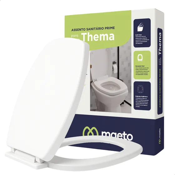 Assento Sanitário Thema Soft Close Amortecedor Deca Incepa