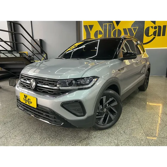 Volkswagen T-cross Highline 1.4 Tsi Flex Automatico 2025 Completo Teto Solar Top