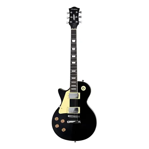 Guitarra Epiphone Les Paul Standard 60s Ebony Corpo Mogno Com Bag