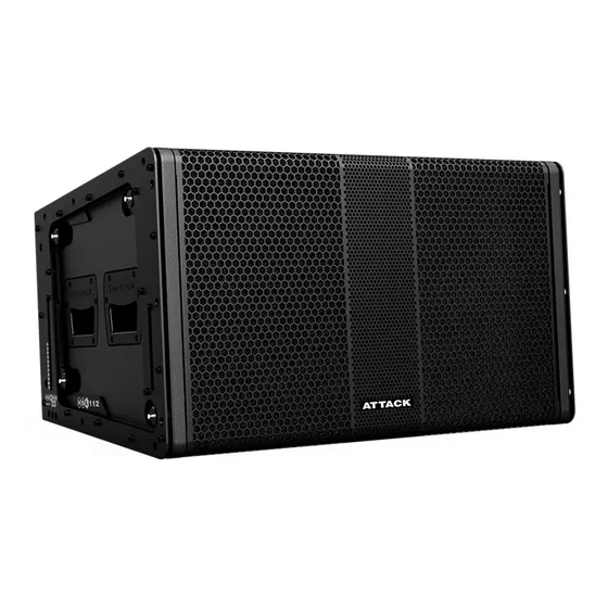 Caixa De Som Amplificada 12 Polegadas Attack Vsl112 2100w