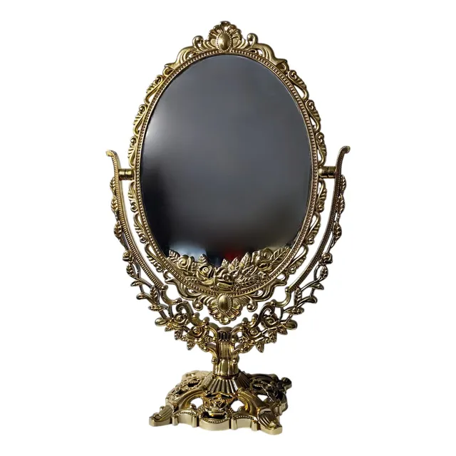 Espejo Dorado Vintage Estilo Francés