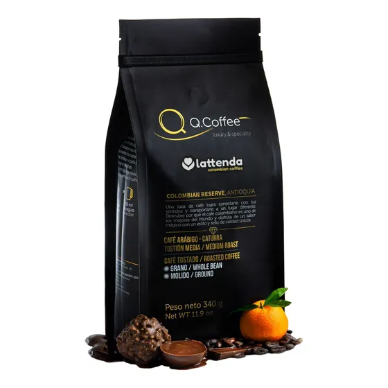 Q.coffee (molido) 340 Gr. - Café Especial Colombiano Tostado