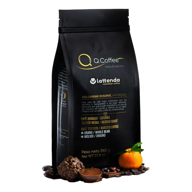 Q.coffee (molido) 340 Gr. - Café Especial Colombiano Tostado