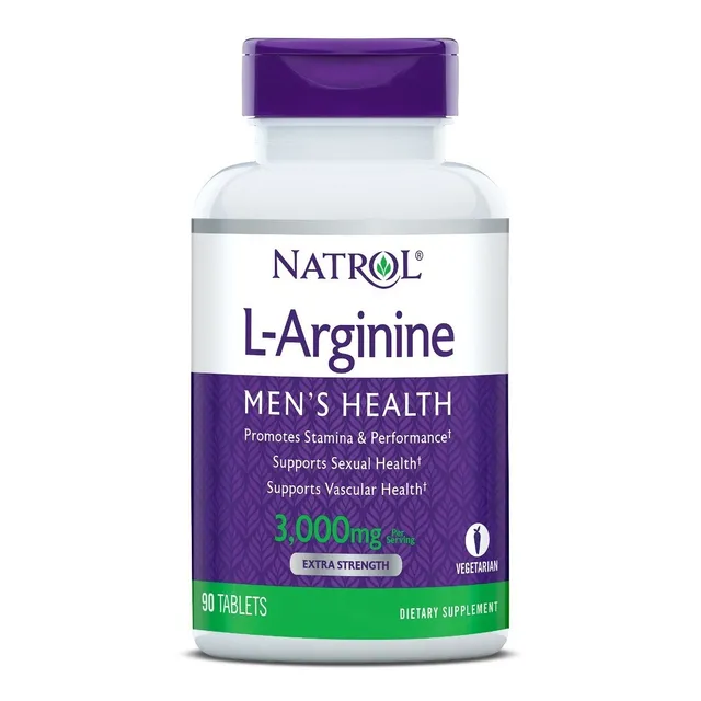 L-arginina 3000mg 90 Tabletas Natrol Importado U S A 