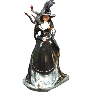 Escultura Maria Padilha Das Almas,20cm Top Preto G2 Escultura Maria Padilha Das Almas,20cm Top Preto G2