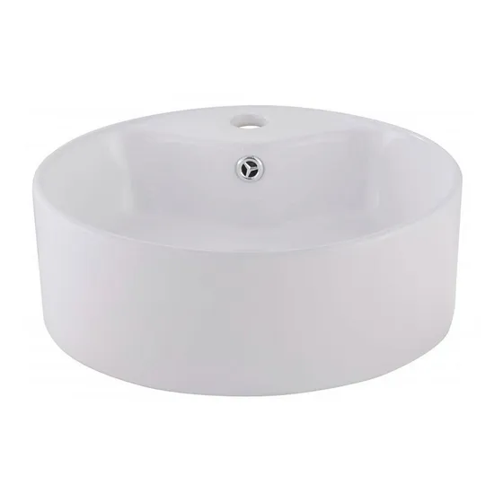 Lavamanos Redondo Sobreponer Bm 41 Cm Con Rebose