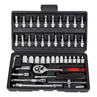 Juego De Herramientas Mecánicas Autocle Dados Acero Kit 46 Juego De Herramientas Mecánicas Autocle Dados Acero Kit 46