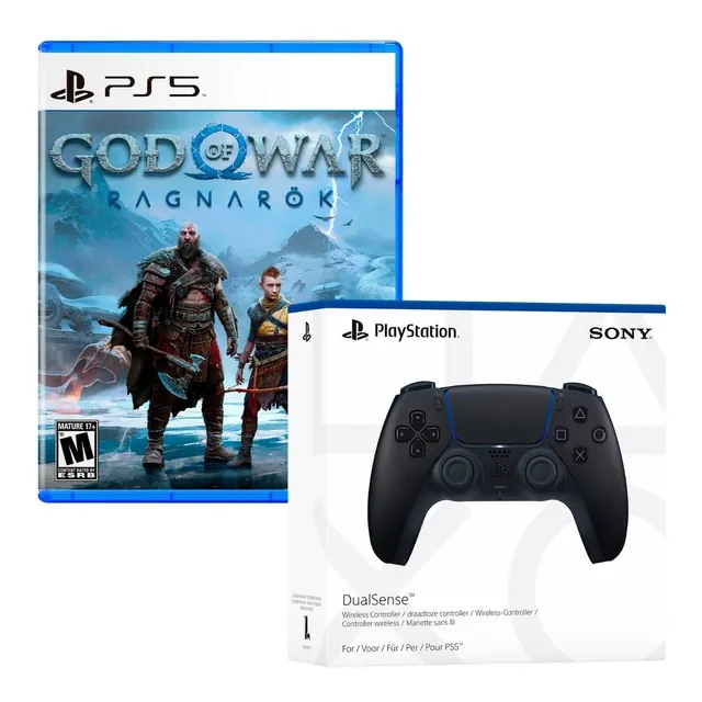 God Of War Ragnarok + Mando Dualsense Midnight Black Ps5