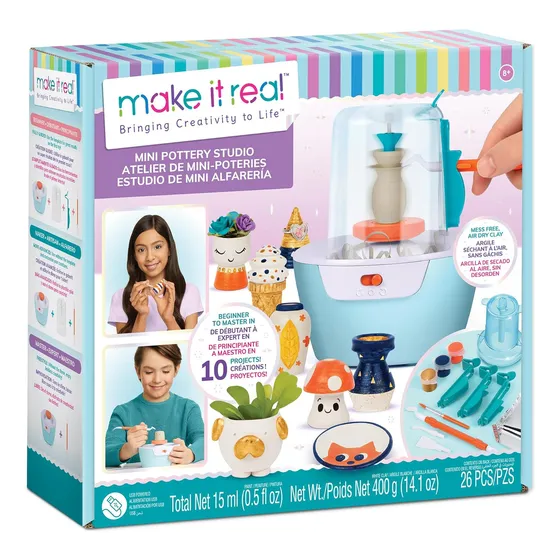 Make It Real Mini Estudio De Cerámica Para Niños