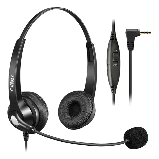 Auriculares De Teléfono De 2,5 Mm Con Micrófono De J1ngd