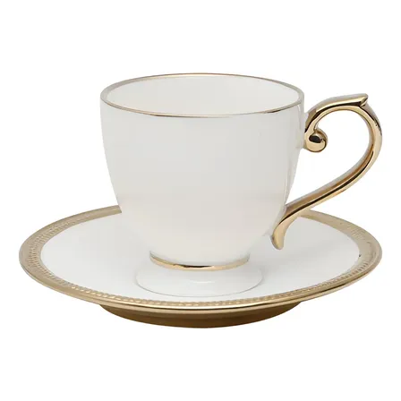 Jogo 6 Xícaras Chá Porcelana Com Pires Paddy 200ml WOLFF por Mercado Livre 4.9