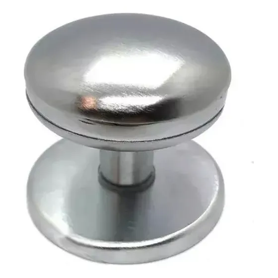 Pomo Fijo Centrado Roseta 70mm Limbadi Aluminio Currao