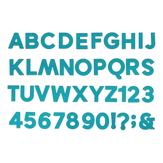 Troquel Alfabeto San Serif 2  Wer