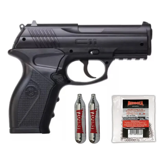 Pistola Deportiva Crosman C11 Accionada Co2 Balines 4.5mm