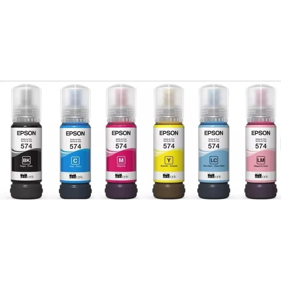 Kit Original Tinta Epson T574 P/ Epson L8050 L18050