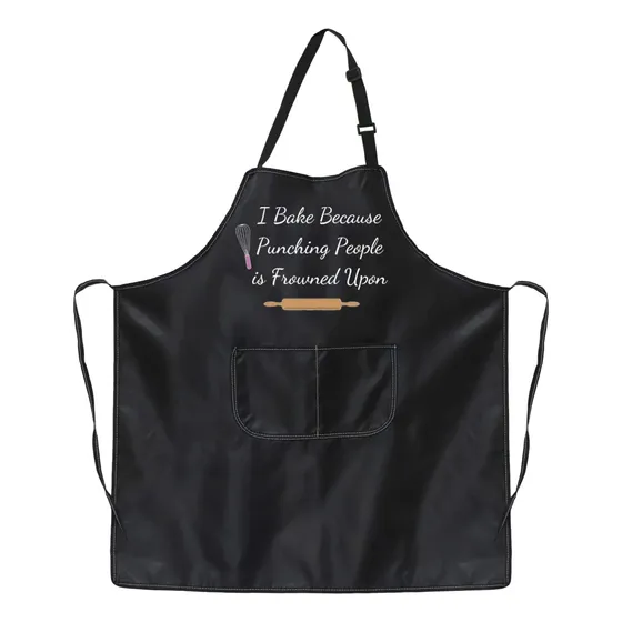 Pxtidy Delantal Para Hornear Texto Ingl  I Bake Because Is
