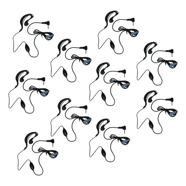 10 Fones Ouvido Ptt Lapela Para Rádio Ht Motorola T200 T210