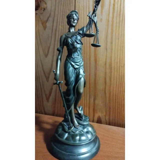Dama Ciega De La Justicia De 47,5 Cmts. De Alto
