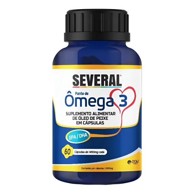 Ômega 3 1.000mg Concentrado Epa/dha 60 Cápsulas Several