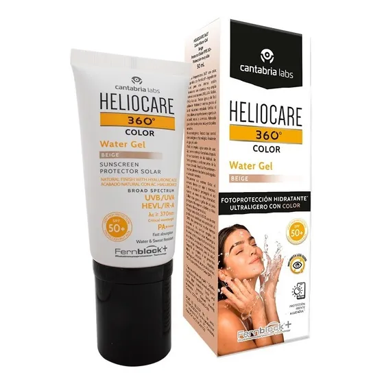 Heliocare 360 Water Gel Color Beige 50+ 50ml Cantabria Labs