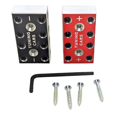 Par Barramento Bloco Distribuidor De Energia 4x4 8 Vias Som