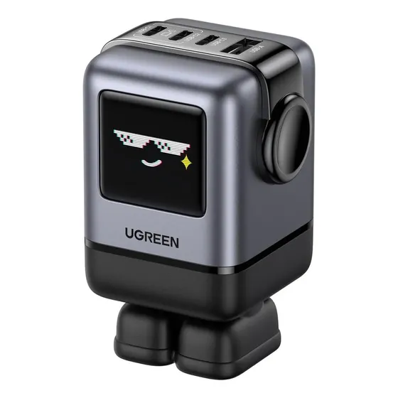 Ugreen Uno Rg 100w 4 Puertos Gan Cargador Color Gris Oscuro | Cuotas sin interés