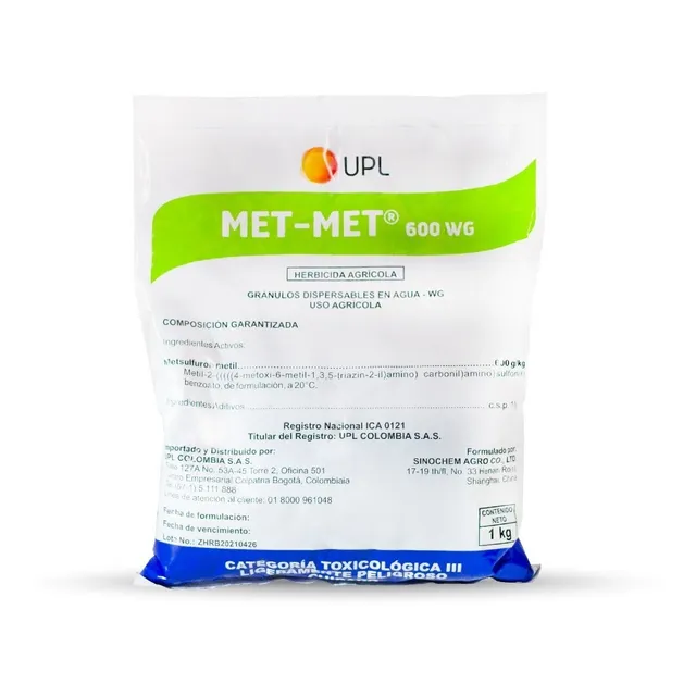 Met Met Metsulfuron  600wg Herbicida  X 1 Kg 