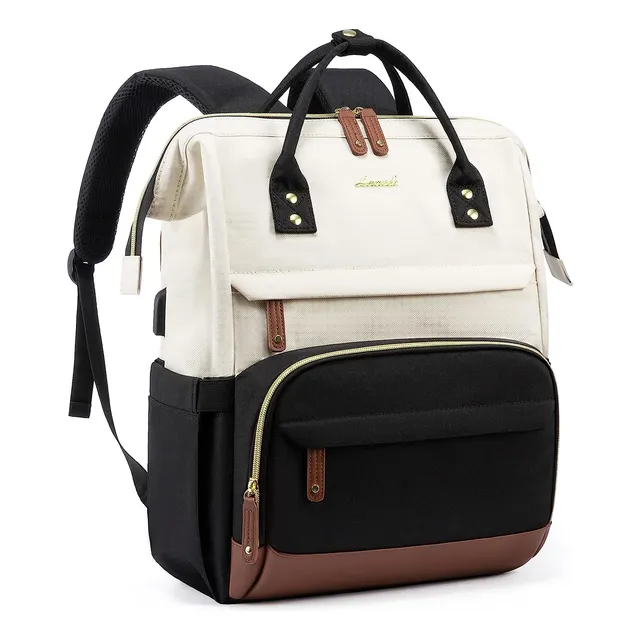 Mochila Lovevook, 2 En 1, Capacidad 24 L, Beige Y Negro