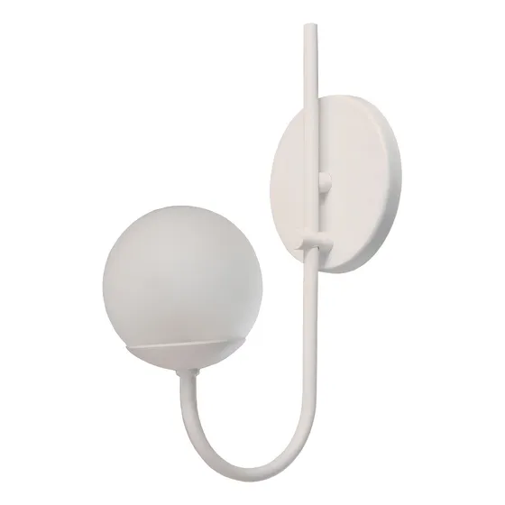 Arandela Globo Jota Quarto Jardim Alumínio Decorações Estrutura Branco 127/220V