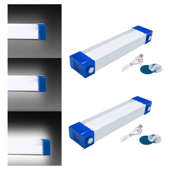 2pcs De 80w Lampara Barra Recargable Y Portátil De Emergencia