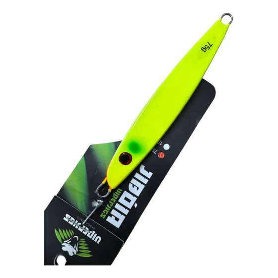 Isca Jumping Jig Viper Jigs Jiboia 75g- Verde Cana Prata Glo