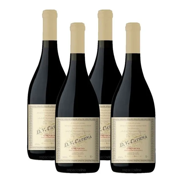 Vino tinto Garnacha D.V. Catena Apelaciones bodega Catena Zapata 750 ml pack x 4 u