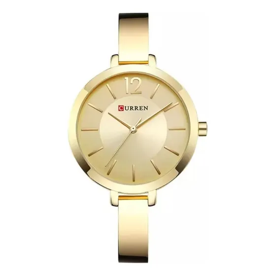 Reloj Curren Mujer De Lujo Acero Inoxidable Tecnología Japón