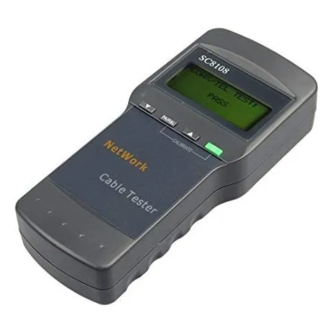 Probador Cable Utp Rj45 Coax Bnc, Mide Distancia Largo, Lcd