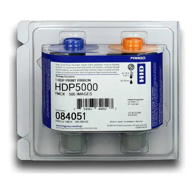 Cinta De Color Ymck Fargo Hid 84051 Para 500 Impresiones